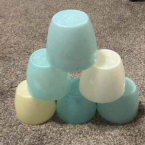 Tupperware Mixer Refrigerator Storage Bowl 148-28. Set Of 6